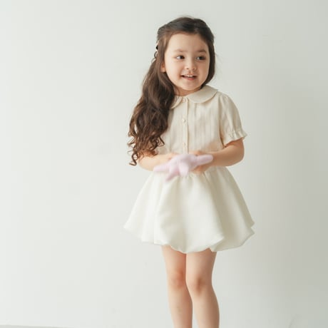 Balloon skirt / Milk