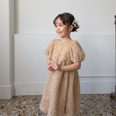 Anniversary dress / pink beige