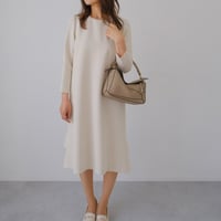 ladies Ceremony double flare dress / cream