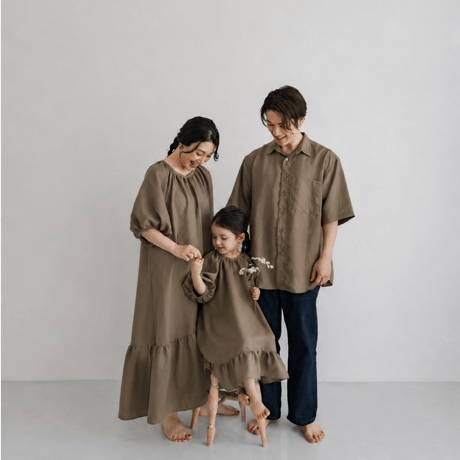 ladies Summer dress / Sand brown