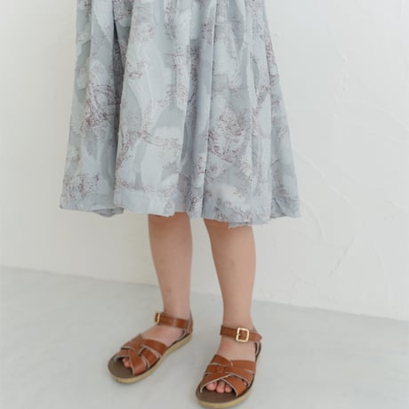Lala dress / toile de jouy - blue