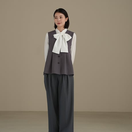 ladies Gilet / charcoal
