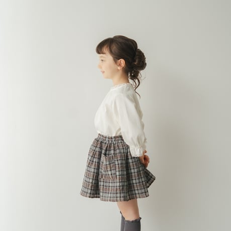 Balloon blouse / White