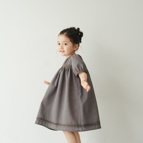 Papillotte dress / Soft charcoal