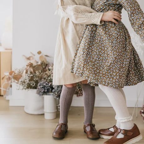 Collegien / Adèle - Pointelle Merino Wool Knee-high Socks
