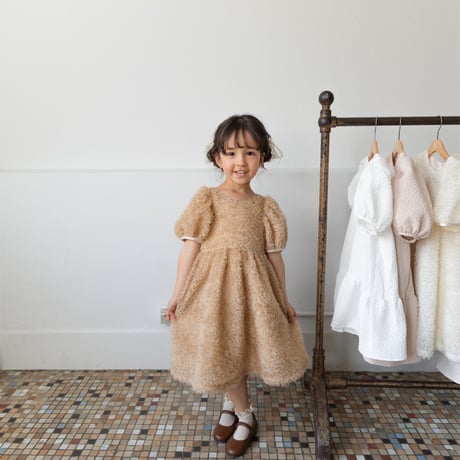 Anniversary dress / pink beige