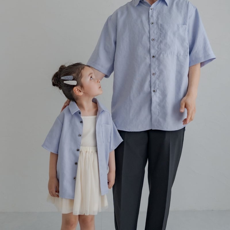 Mens Summer shirt / Powder blue | june -little