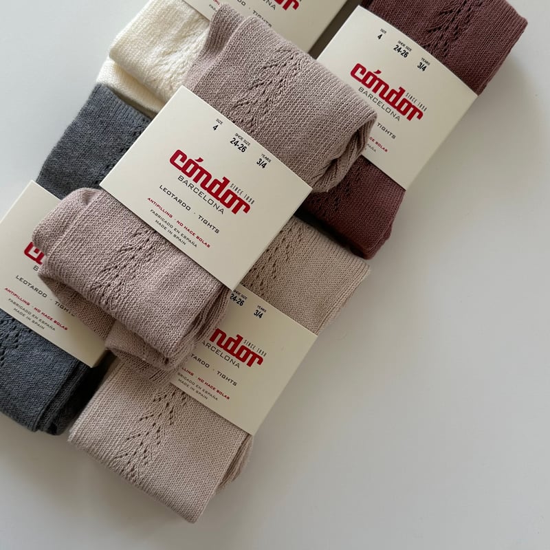 コンドル タイツ サイズ:4（condor / Plain tights 2-019 | june 
