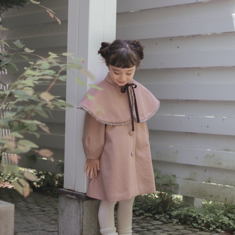 Doll cape coat / old rose | june -little closet-
