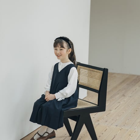 Wide jumper skirt / navy