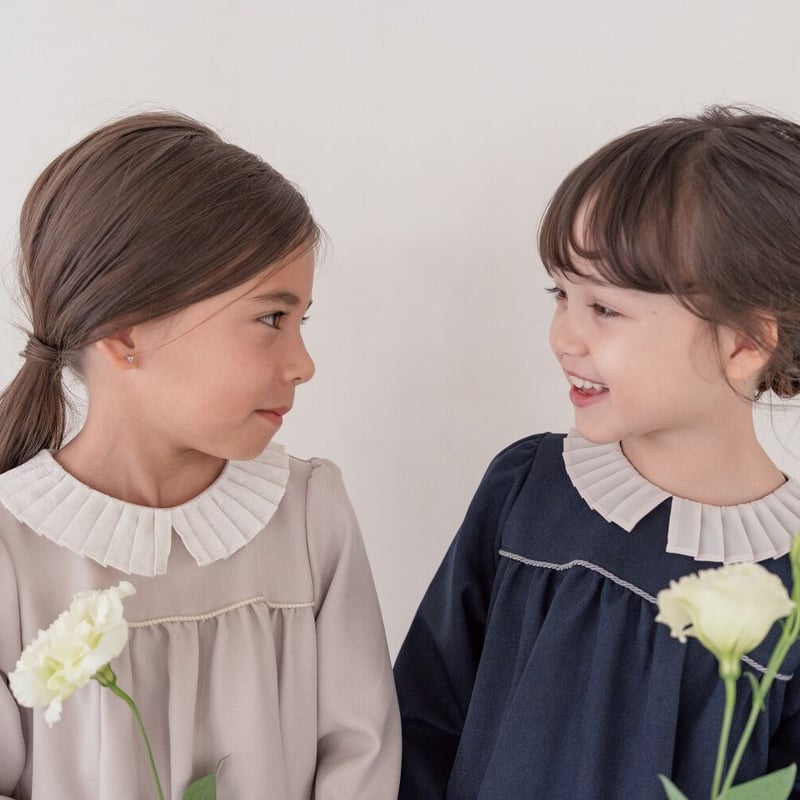 【美品】June little closet ペタル　セレモニー　ワンピース Petal / milk beige | june -little closet-