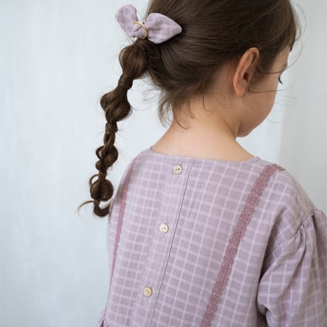 Ribbon barrette / lavender