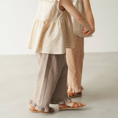 Amandine blouse / Gentle bloom-Sand