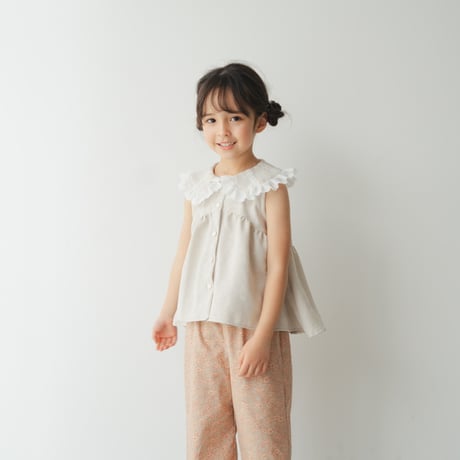Amandine blouse / Linen beige