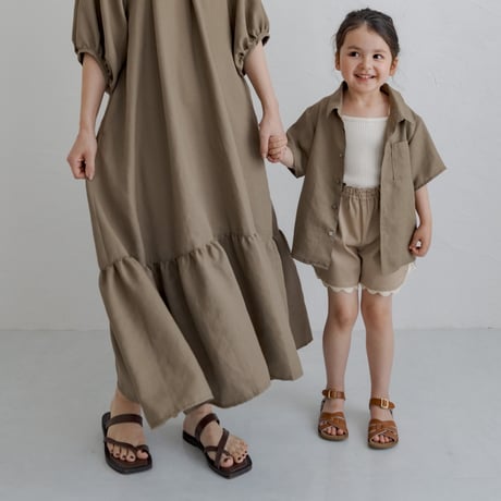 ladies Summer dress / Sand brown