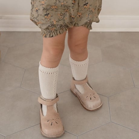 condor / Side openwork knee socks 2592-2