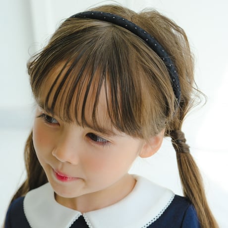 Leaf head band / black