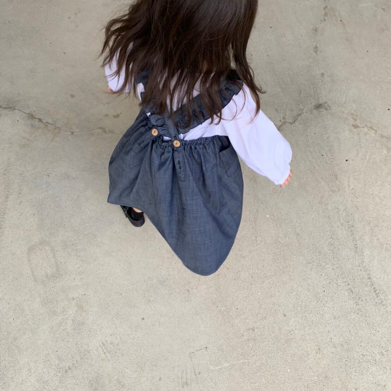 Apron dress / denim | june -little closet-