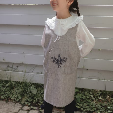Jumper skirt / herringbone