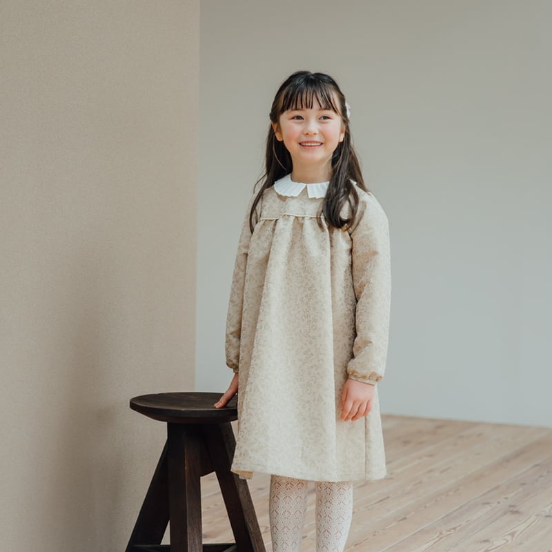 ワンピース june little closet Petal beige flower Petal / beige flower | june -little closet-