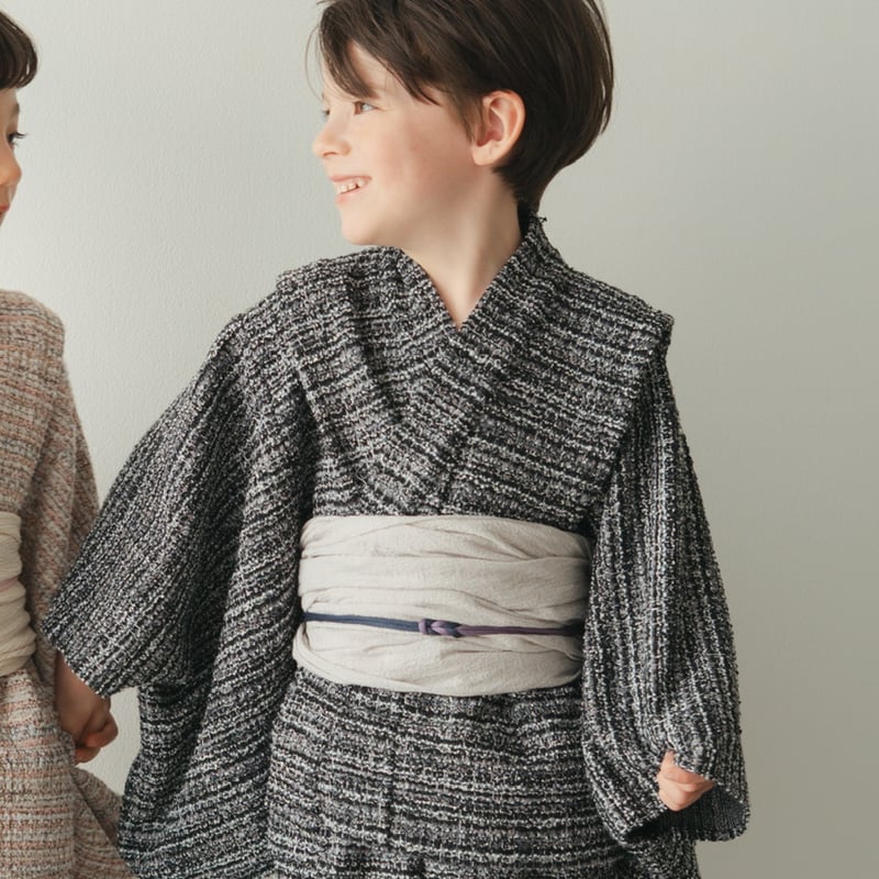 ⭐️美品⭐️YUKATA summer collection 3点セット Yukata / Summer tweed - Black | june -little cl