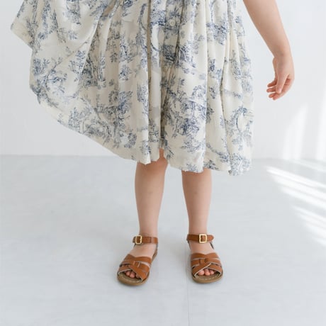 Lala dress / toile de jouy - vanilla