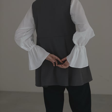 ladies Gilet / charcoal