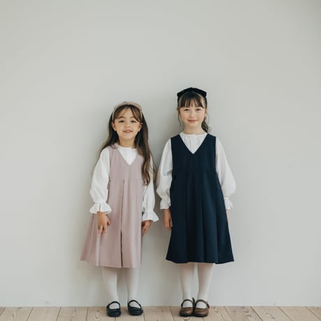 kids Wide jumper skirt / pink