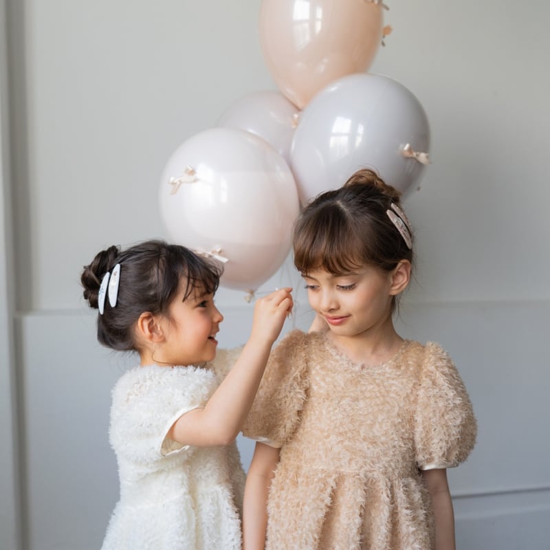 june little closet 120センチ セレモニードレス Nina / light grey | june -little closet-