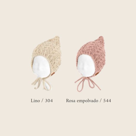condor / Aran stitch bulky baby bonnet