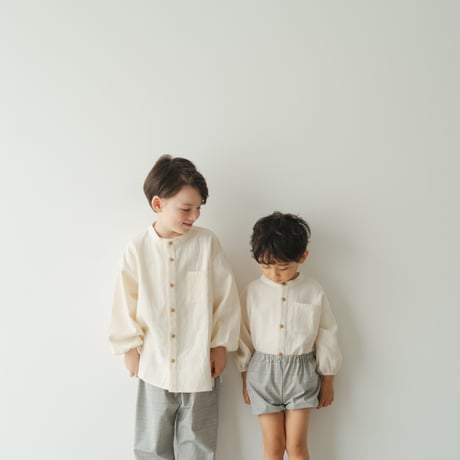 Pumpkin pants (normal) / Quiet gray check