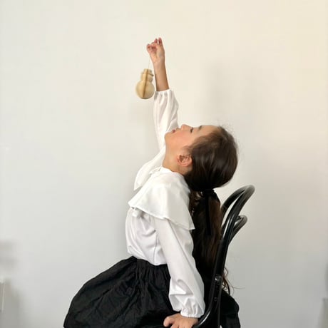 kids Cape blouse / white