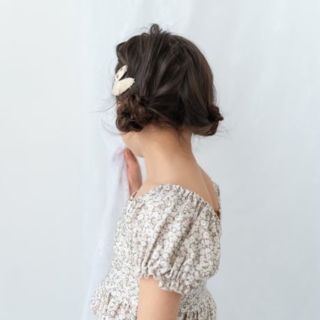 Swim wear - Frill / earth flower