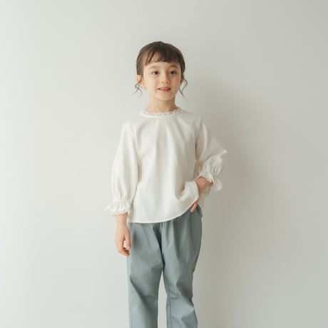 Balloon blouse / White