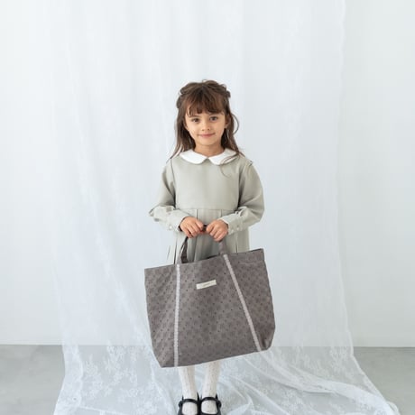 Lesson bag / cocoa lace