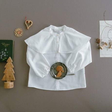 kids Cape blouse / white