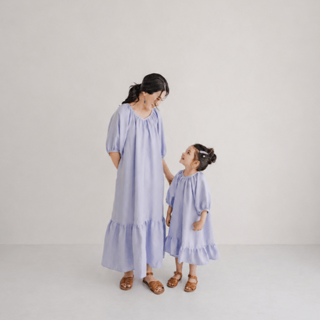 kids Summer dress / Powder blue