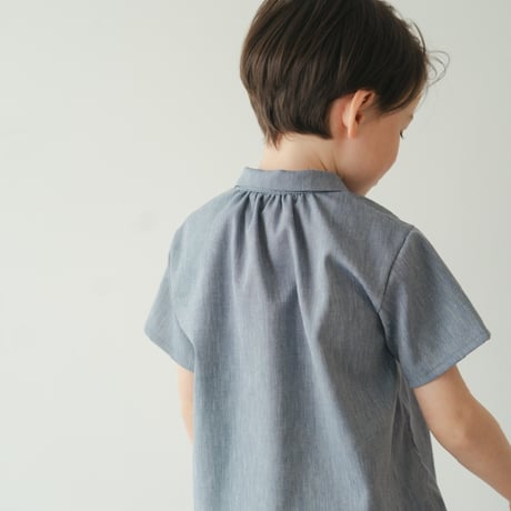 Florentine blouse / Washed denim