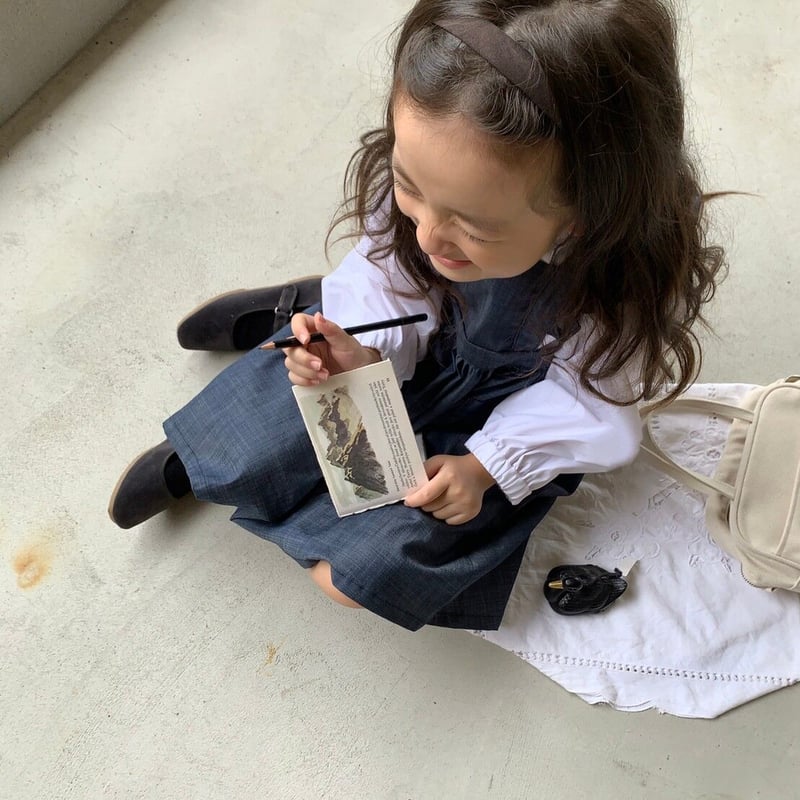 Apron dress / denim | june -little closet-