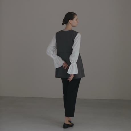 ladies Gilet / charcoal