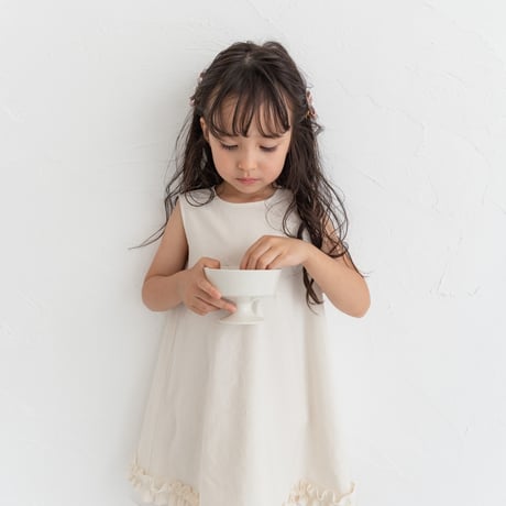 Cloudy dress / milk