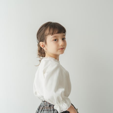 Balloon blouse / White