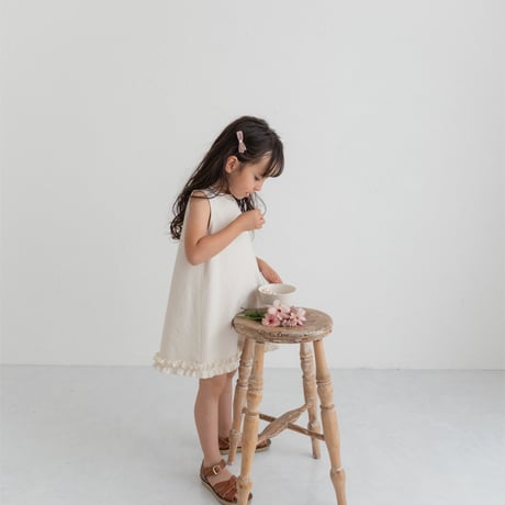 Cloudy dress / milk