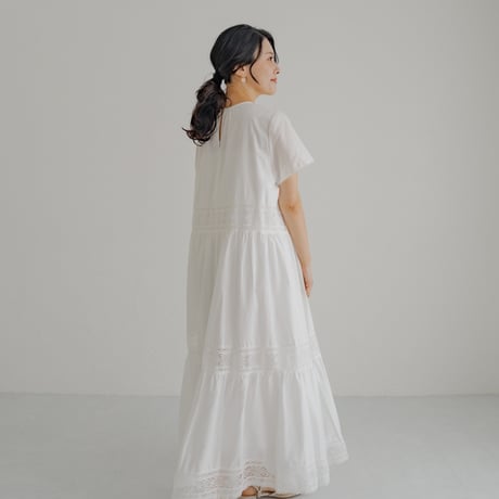ladies Kouglof dress / White