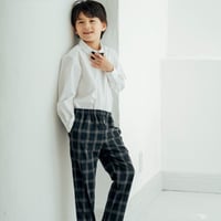 Long pants / navy check