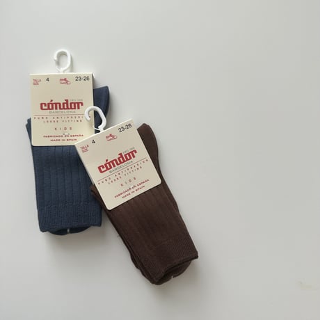condor / Rib short socks 2-016