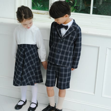 Short pants / navy check
