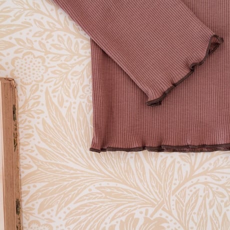 kids Mellow pullover / fig chocolate