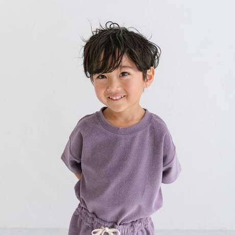 Pile tee / grape