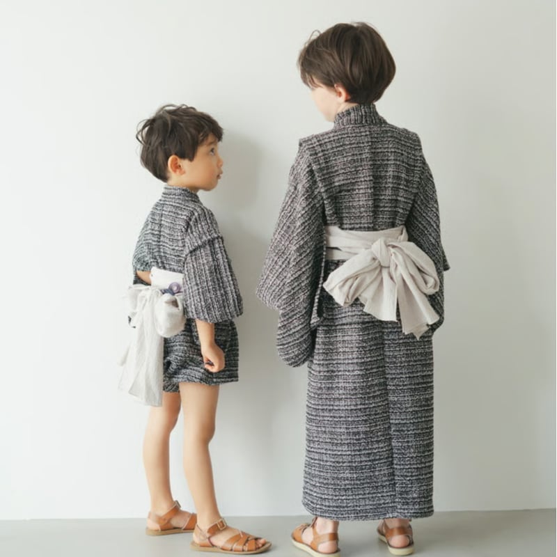 Yukata / Summer tweed - Black | june -little cl